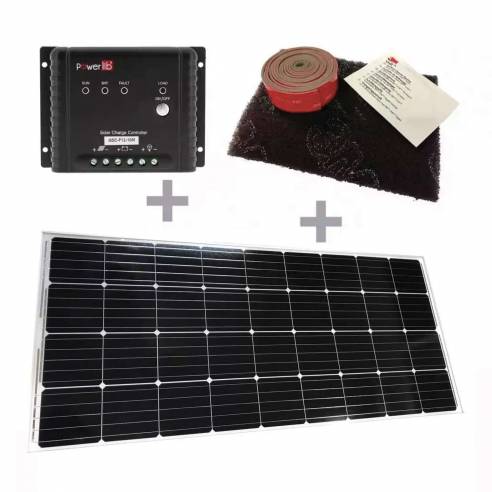 Pack Panneau solaire E-ssential Flat 130W + Régulateur solaire –  Just4Camper RG-BQLDQQ35