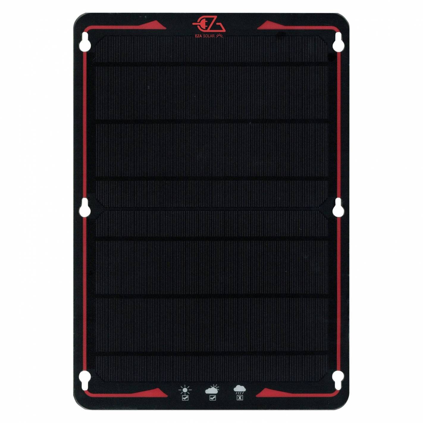 Chargeur solaire 12 V / 10 W pour batterie de voiture