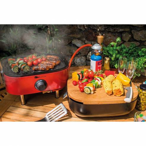 Mini barbecue à gaz portable de camping - Just4Camper Sahara RG-215744